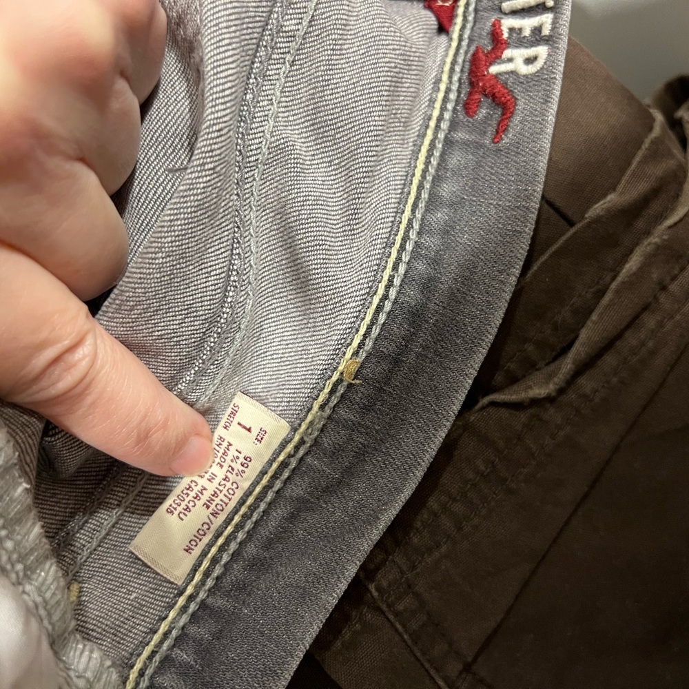 Low rise, Hollister faded grey skinny Jean - Picture 11 of 16